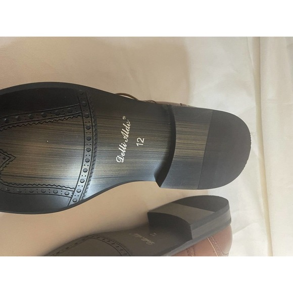 Delli Aldo Men's Lace Up Cap Toe Oxford Dress Shoes w/ Leather lining M-19006 - Picture 6 of 9